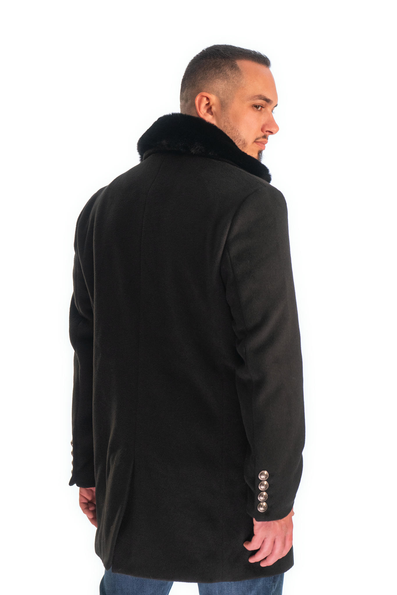 Noir - Черно мъжко палто