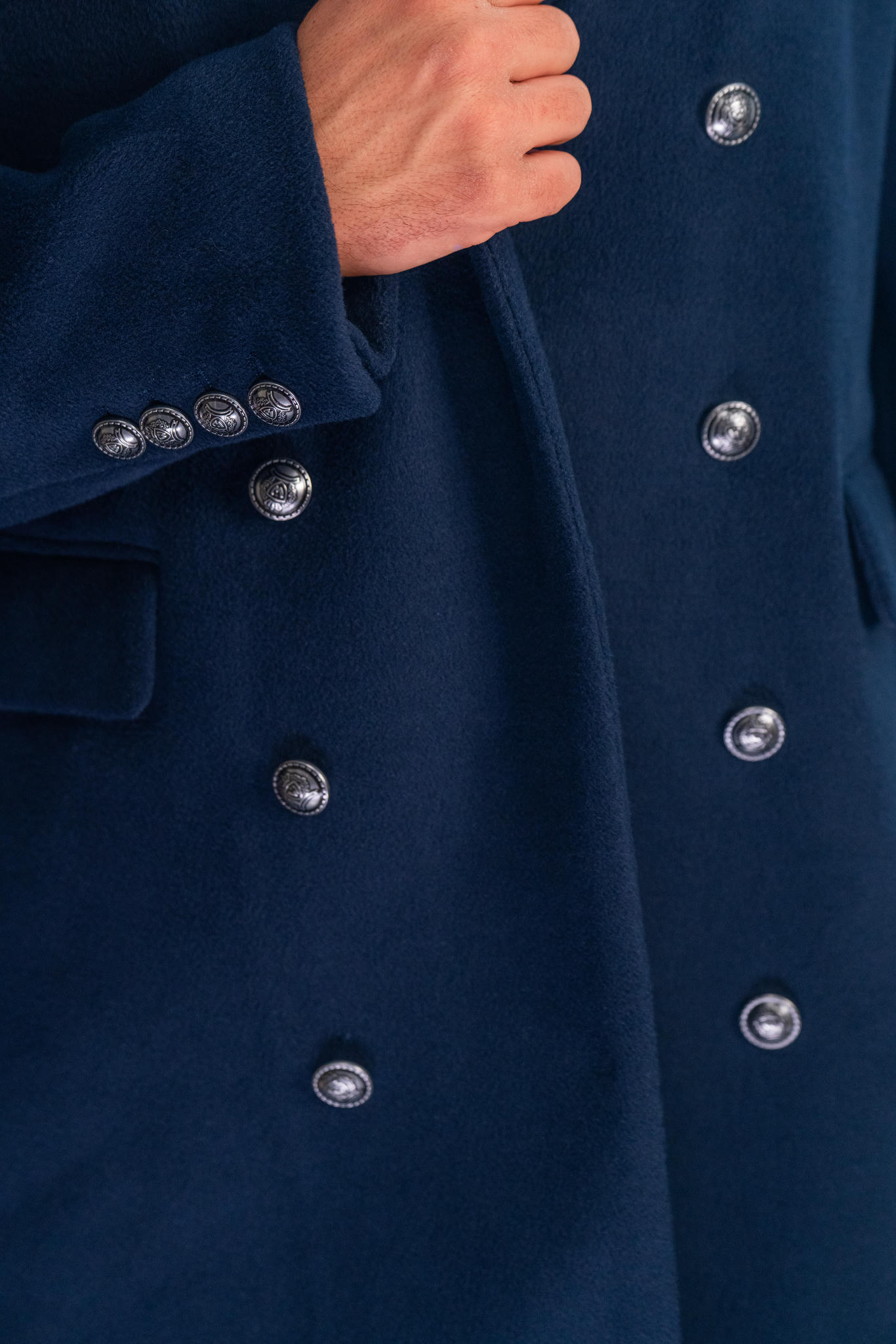 Valmont - Тъмносиньо мъжко палто